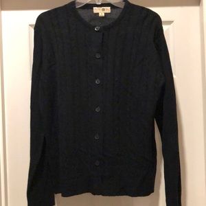 Turtle Bay Black Women’s Button Up Sweater - M
